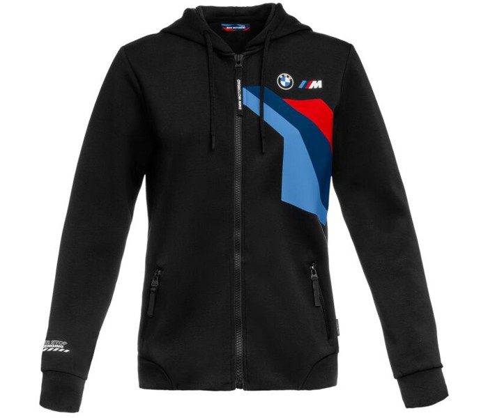 BMW Motorrad Zip Hoodie Motorsport Γυναικείο Μαύρο ΕΝΔΥΣΗ